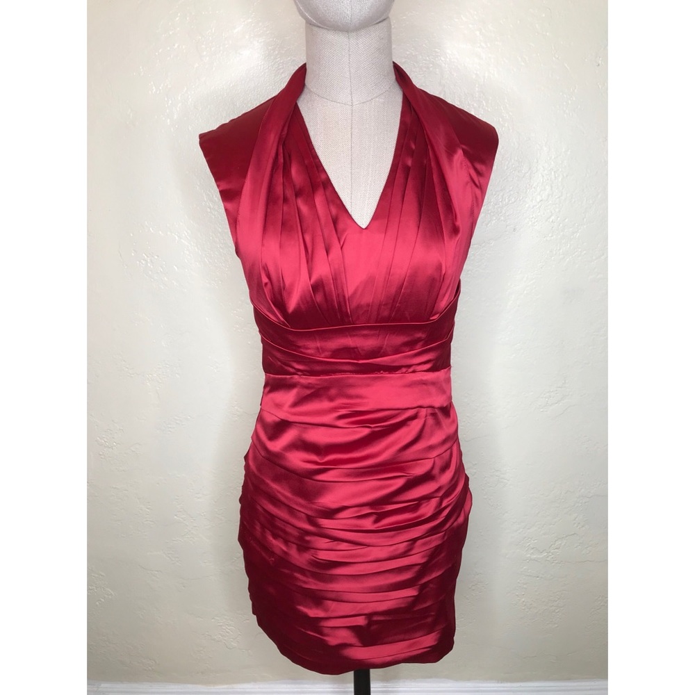 Express pleated silk dress size 2